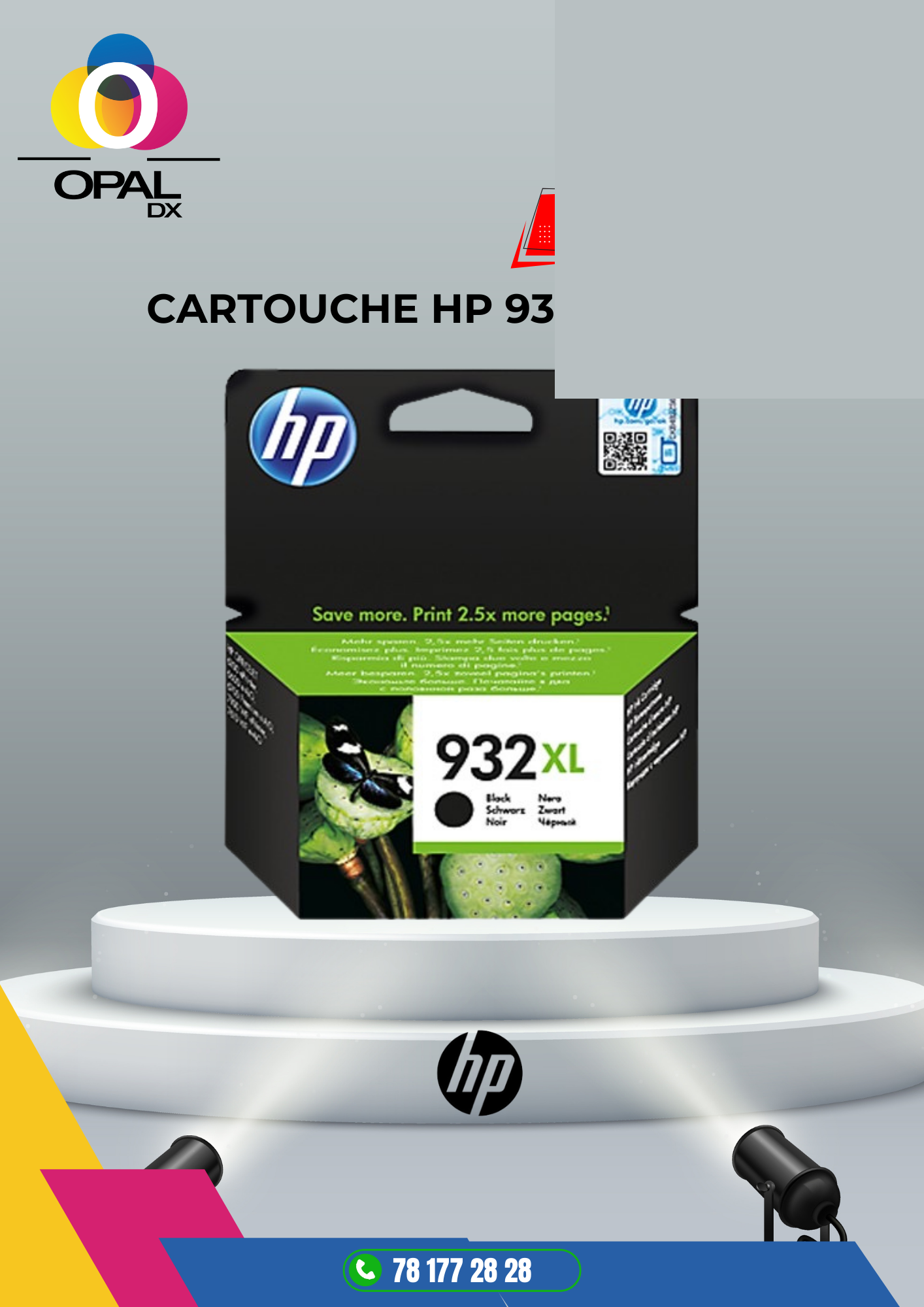 CARTOUCHE HP 932 XL NOIR