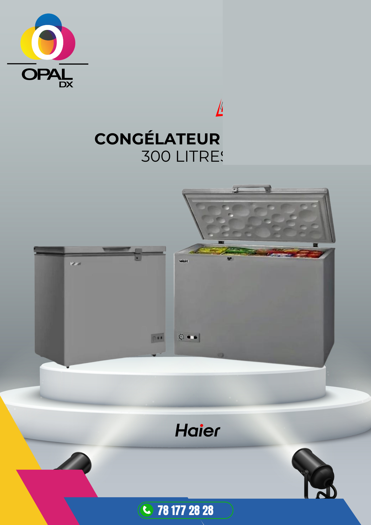 Congélateur HAIER 300 LITRES