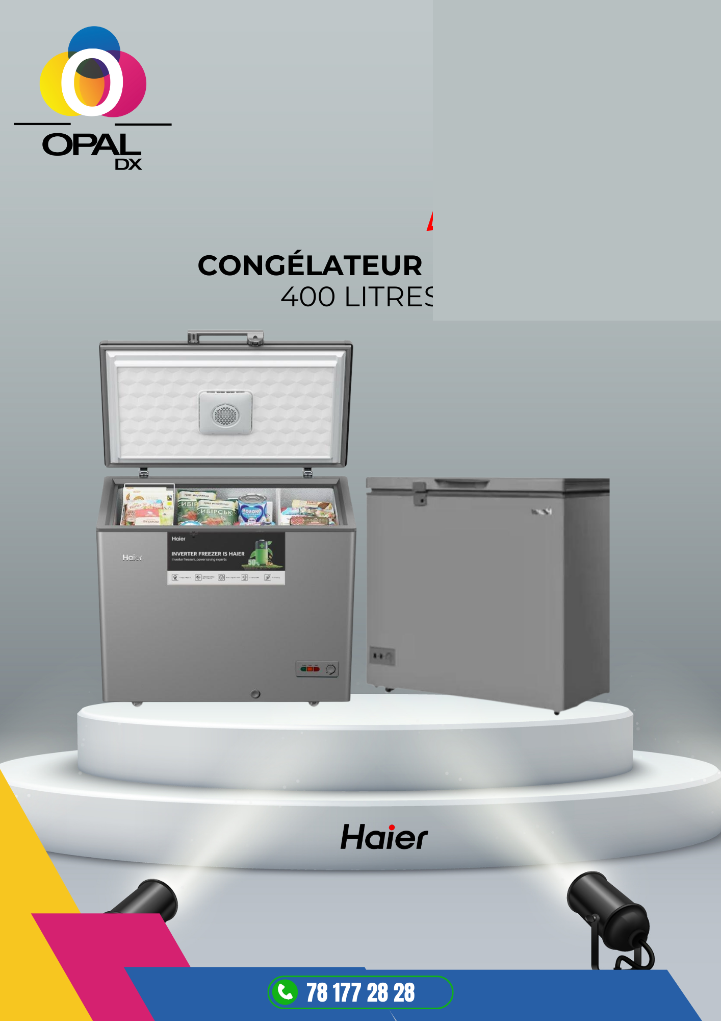 Congélateur HAIER 400 LITRES