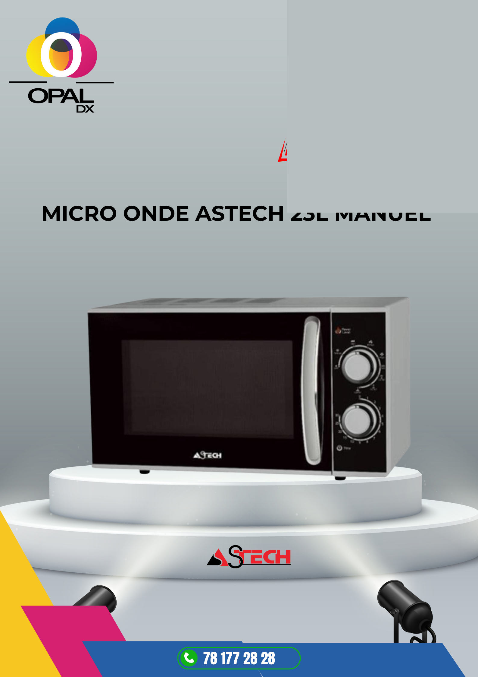 MICRO ONDE ASTECH 23L MANUEL