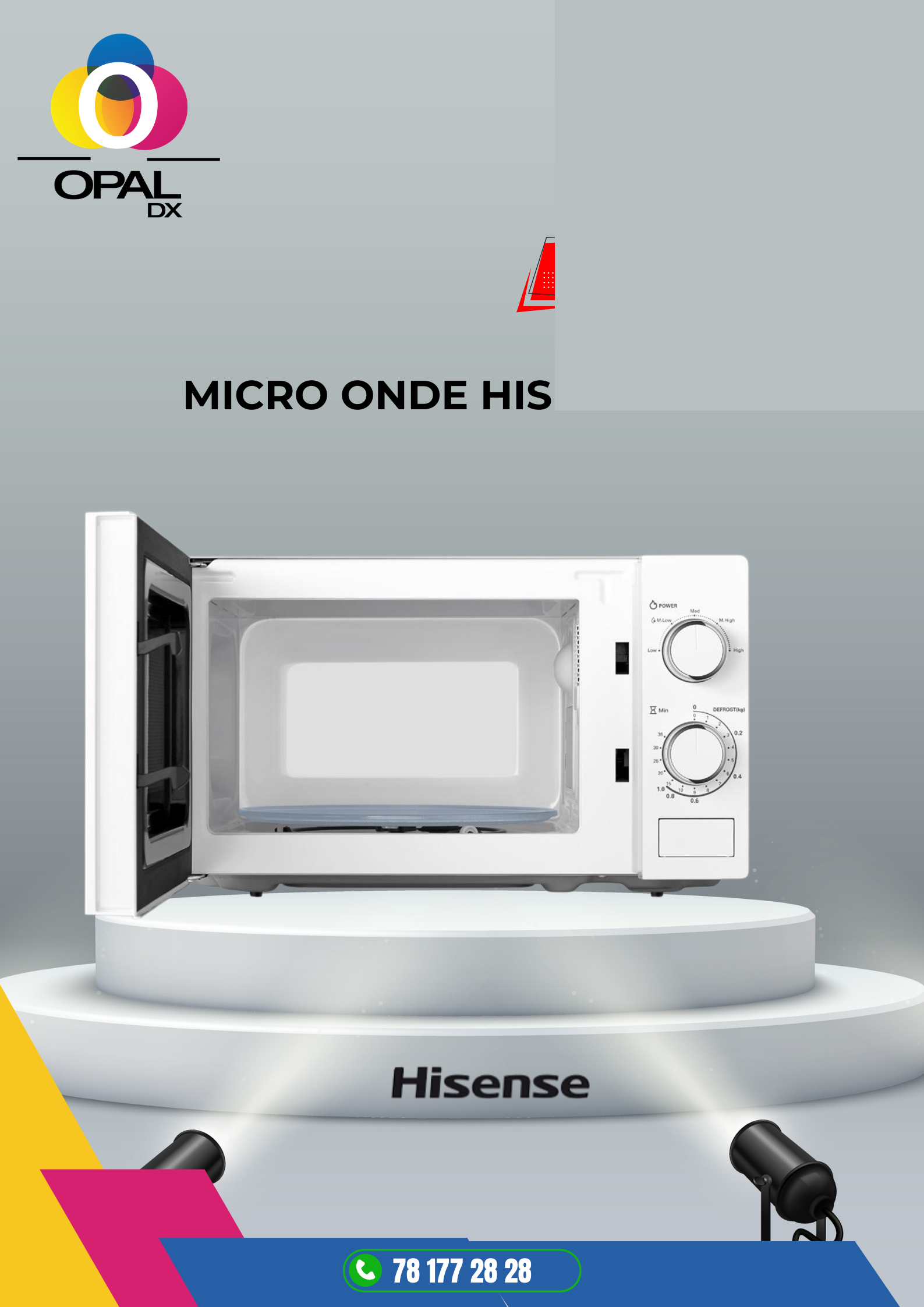 MICRO ONDE HISENSE 20L