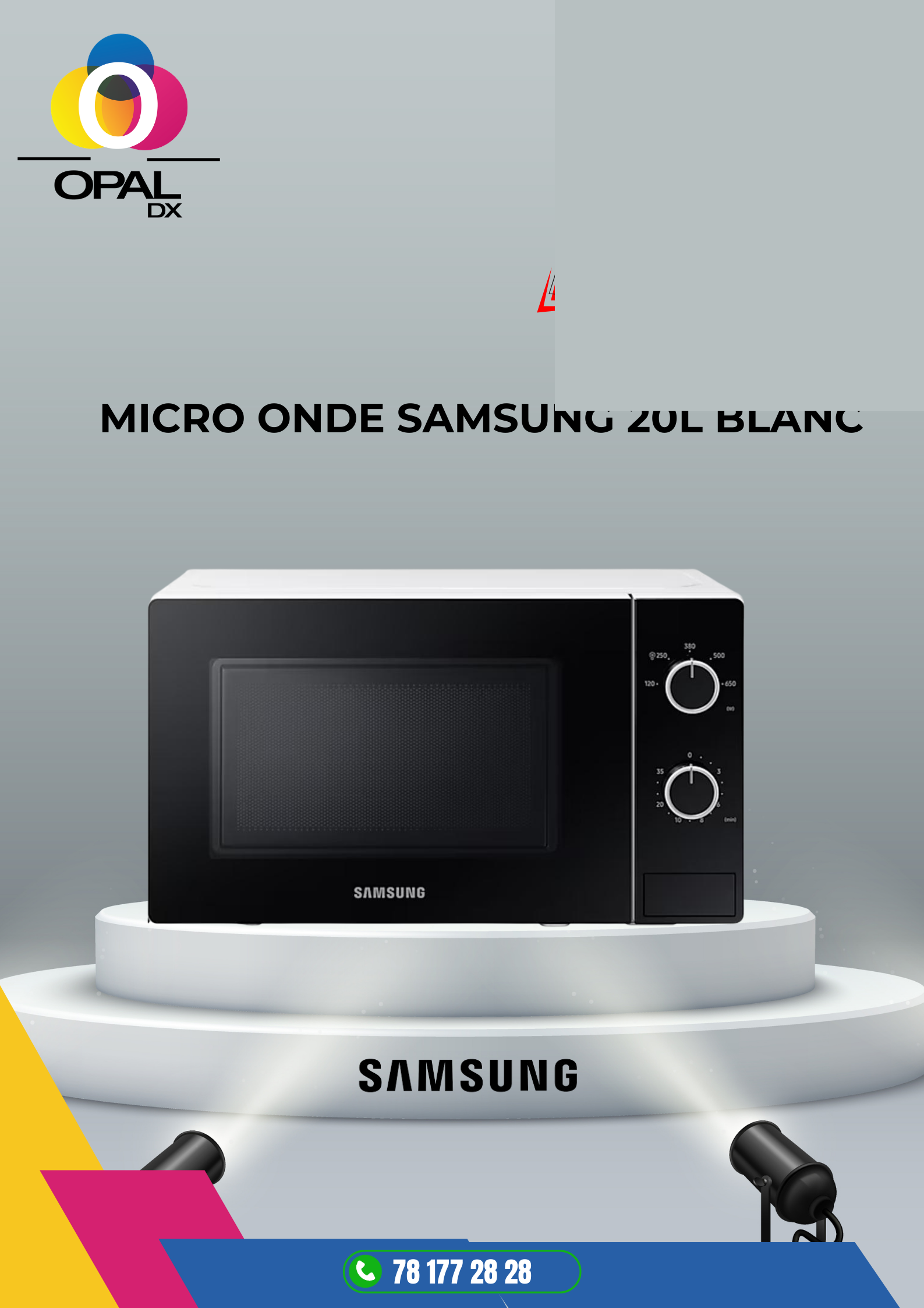 MICRO ONDE SAMSUNG 20L BLANC