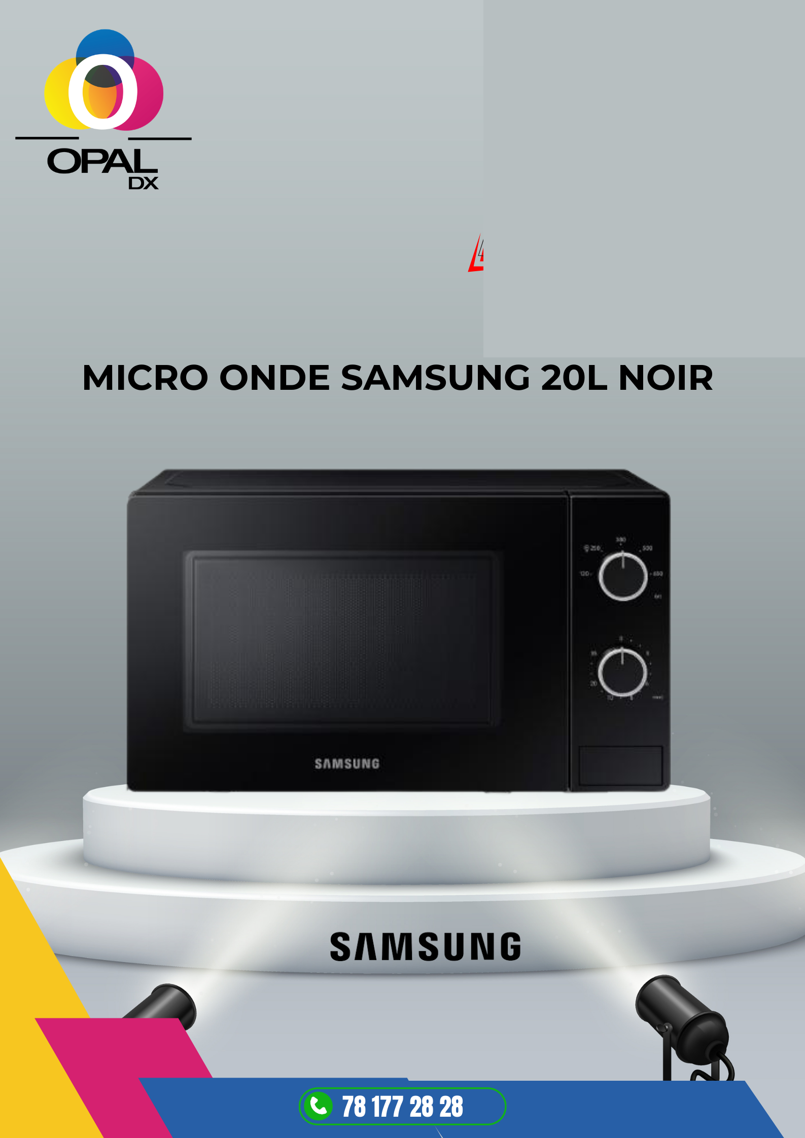 MICRO ONDE SAMSUNG 20L NOIR