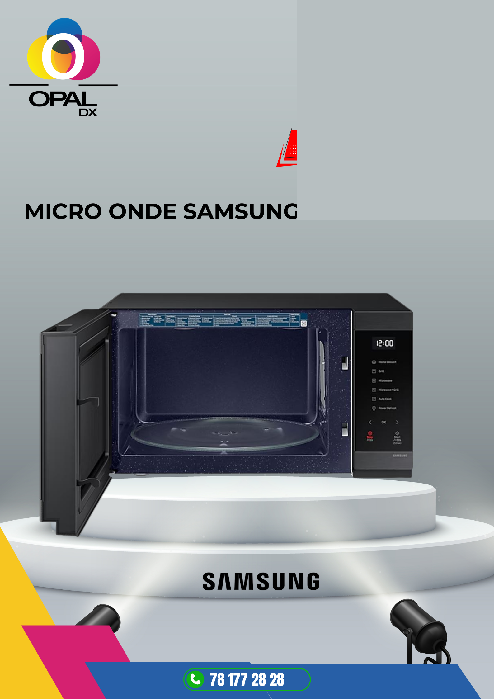 MICRO ONDE SAMSUNG 32L NOIR GRIS