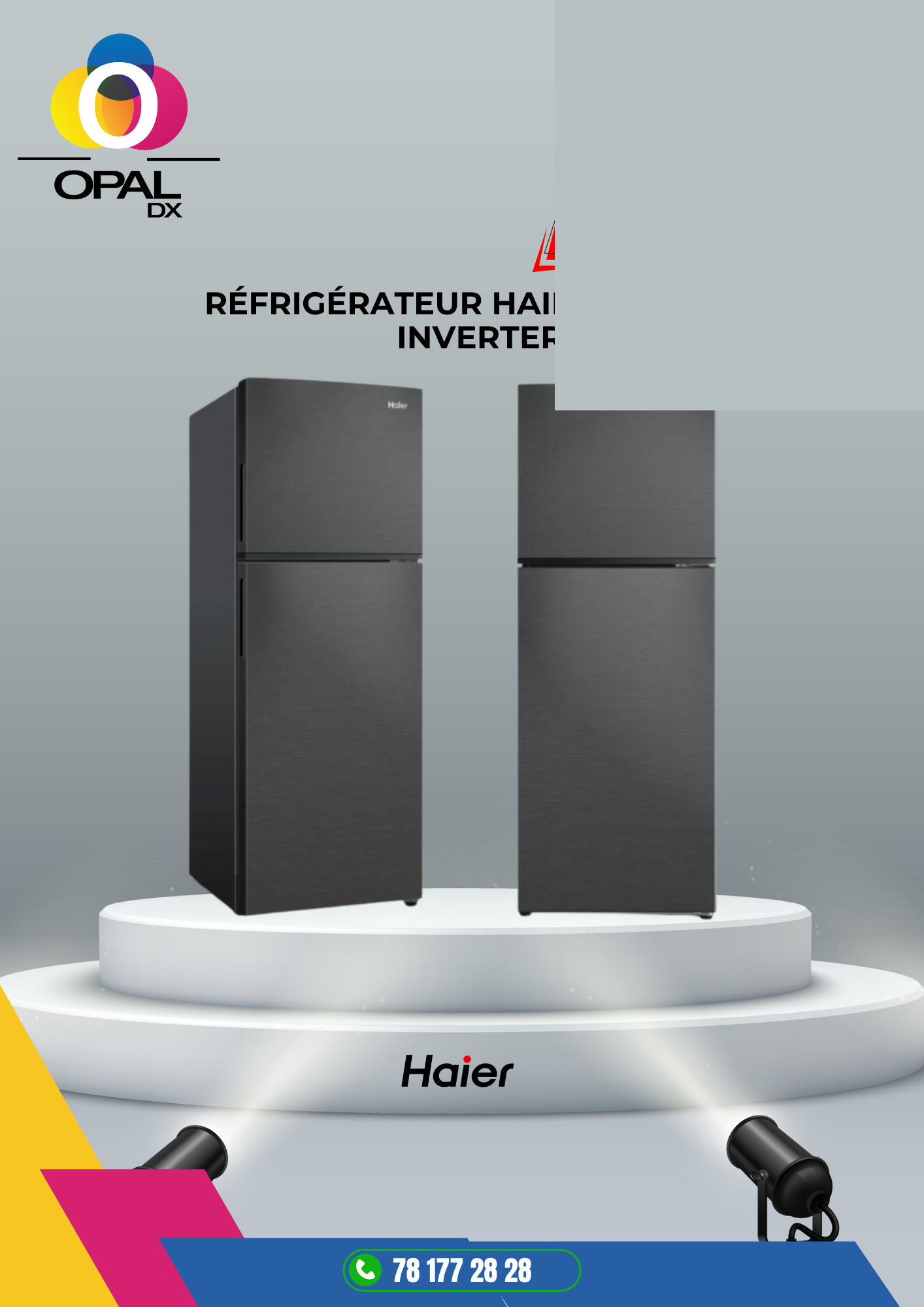 Réfrigérateur HAIER 2 portes inverter (250L)