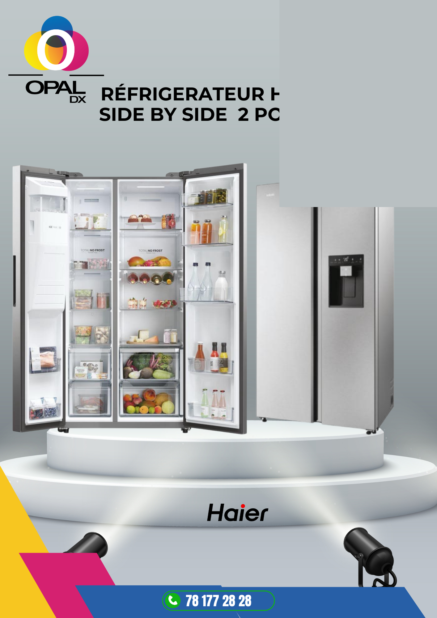 Réfrigérateur HAIER Side By Side 2 portes