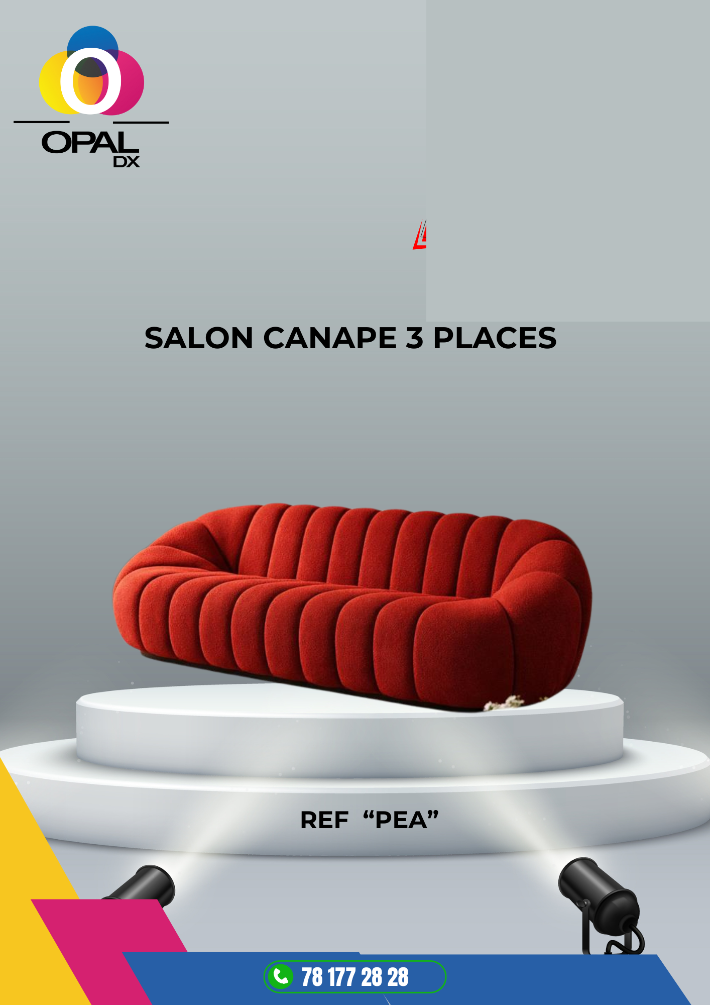 SALON CANAPÉ 3 PLACES