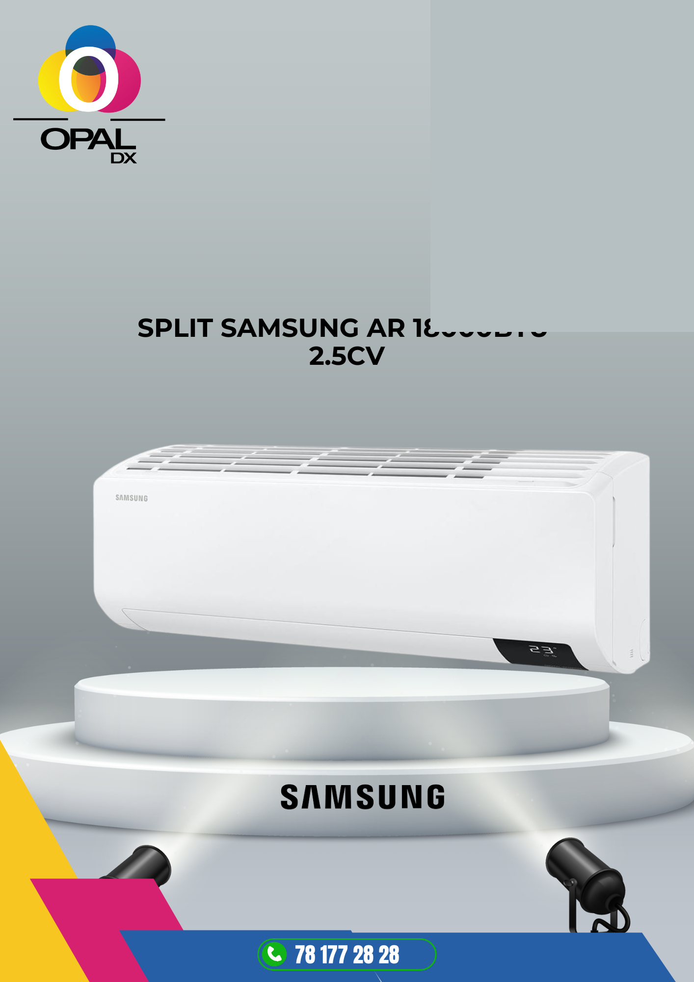 SPLIT SAMSUNG AR 18000BTU 2.5CV