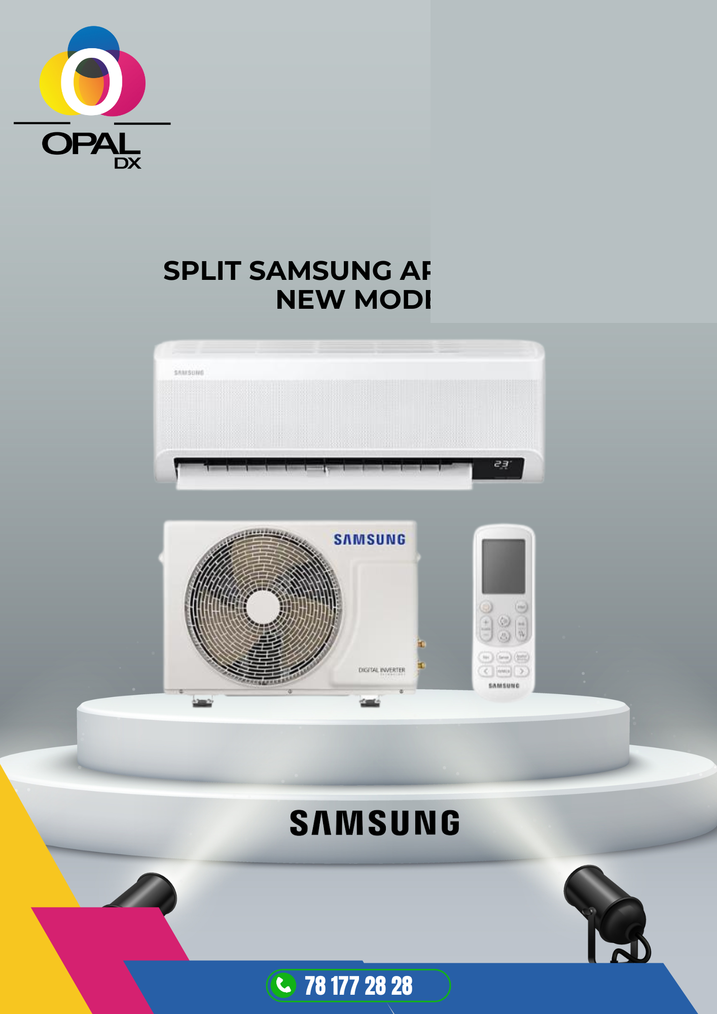 SPLIT SAMSUNG AR 9000BTU NEW MODEL DOUBLE INVERTER