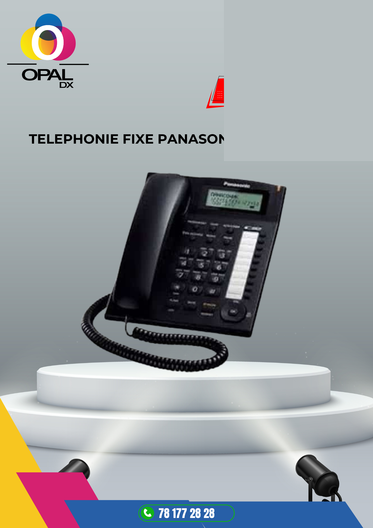 TÉLÉPHONIE FIXE PANASONIC
