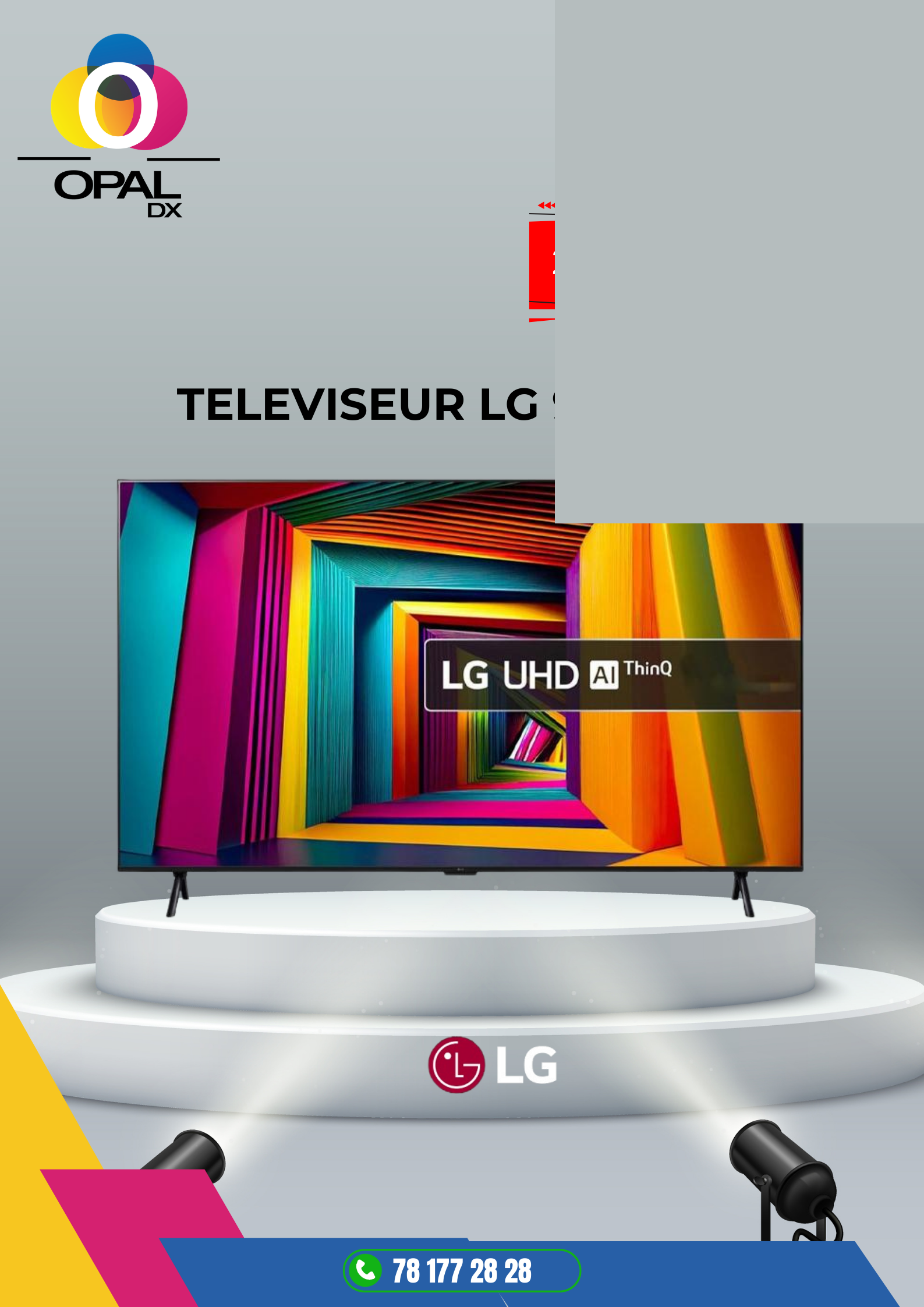 TÉLÉVISEUR LG 98" LED