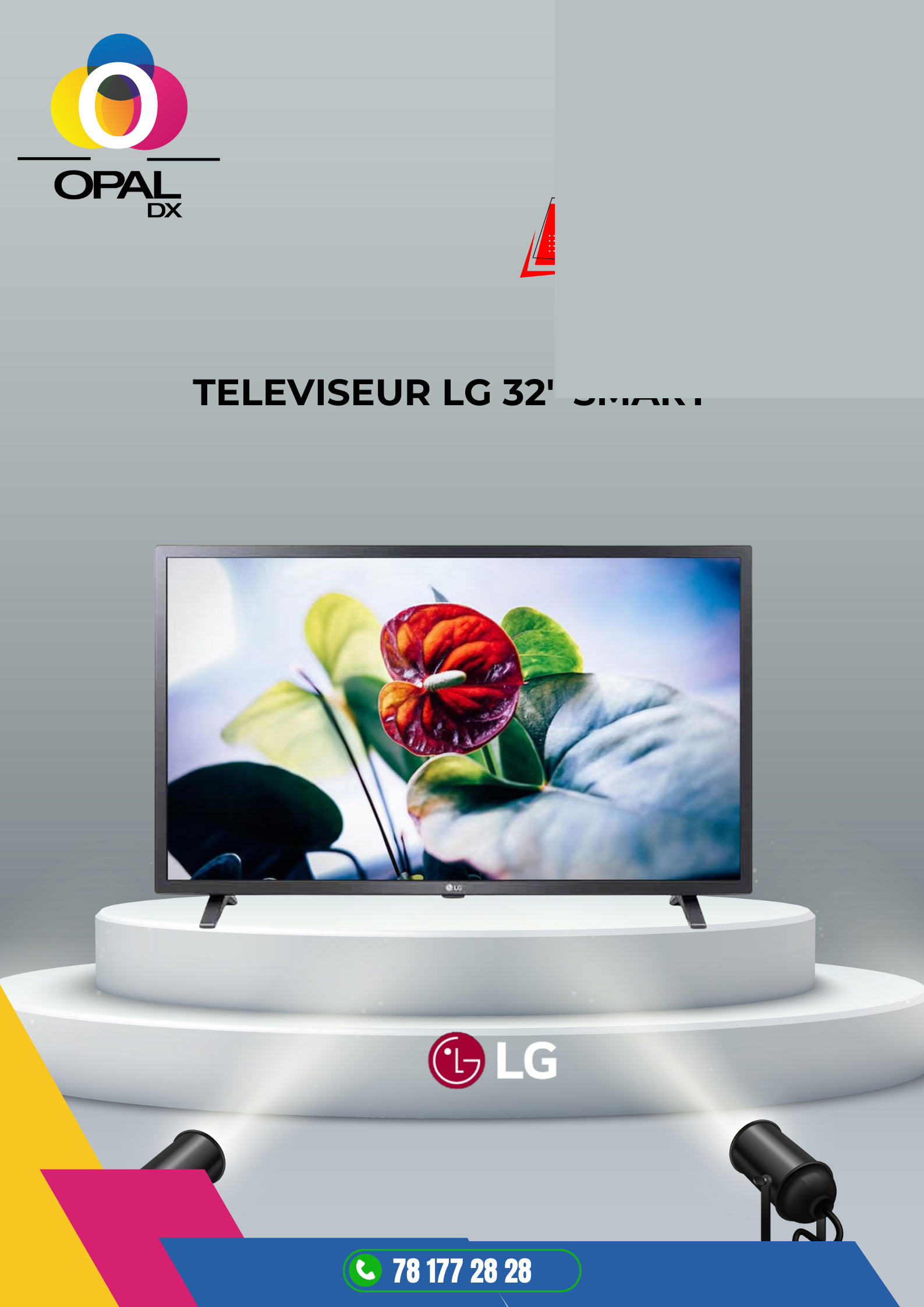 TÉLÉVISEUR LG 32" SMART ANDROID