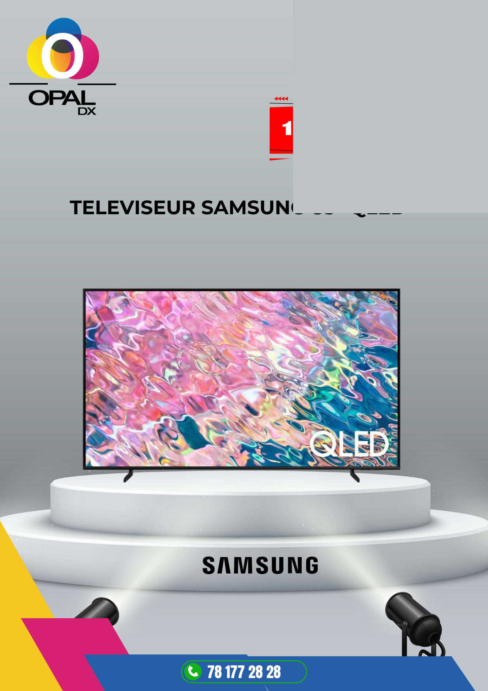 TÉLÉVISEUR SAMSUNG 85" QLED