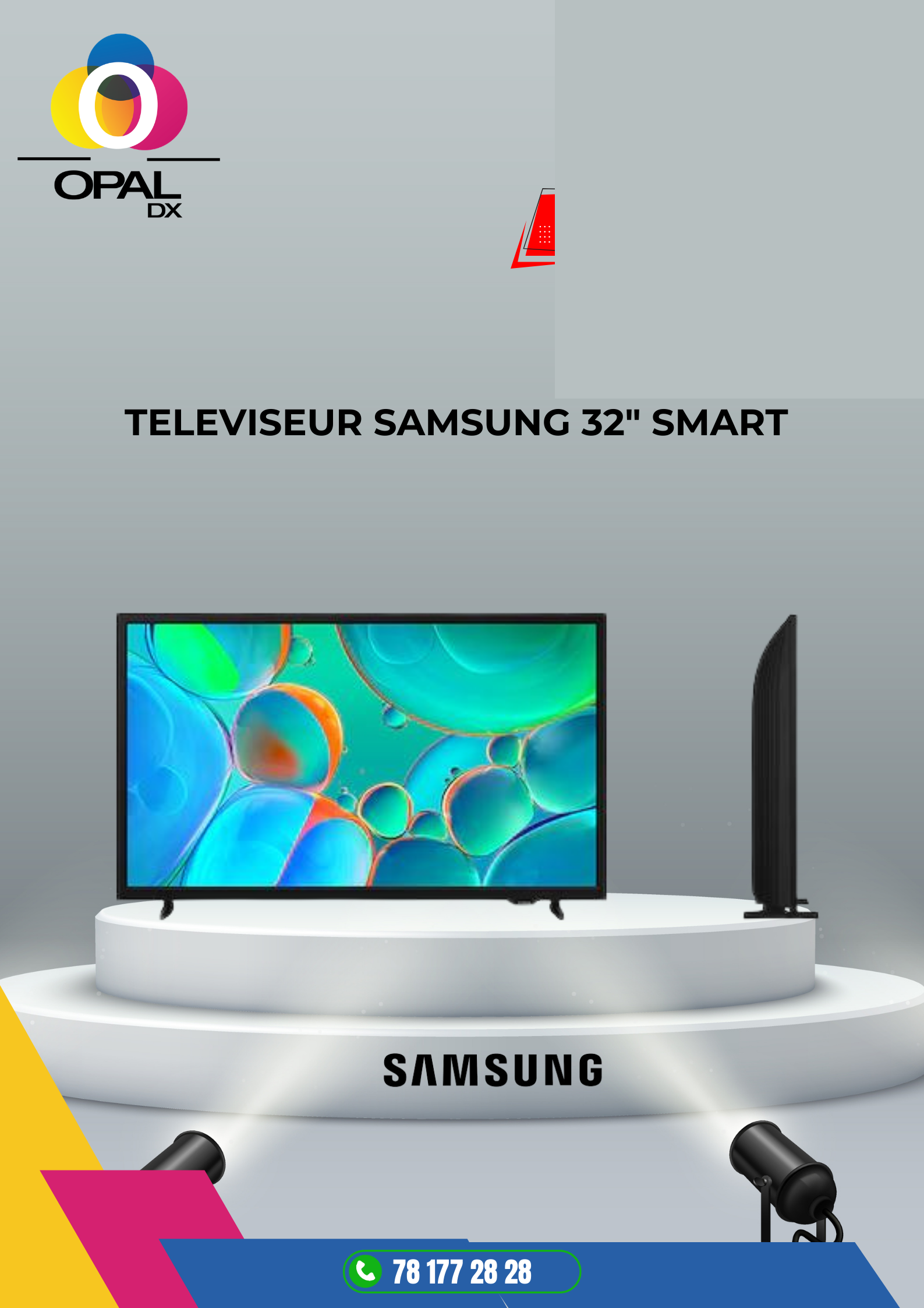 TÉLÉVISEUR SAMSUNG 32" SMART