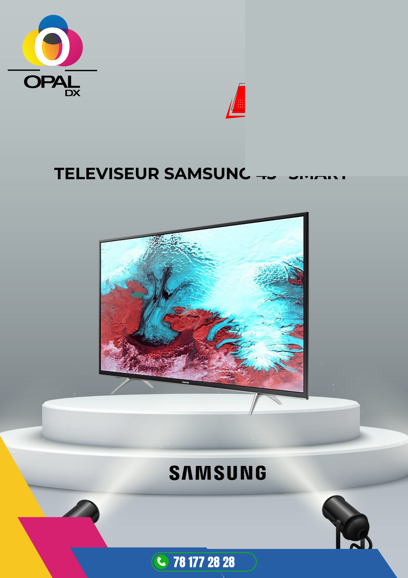 TÉLÉVISEUR SAMSUNG 43" SMART