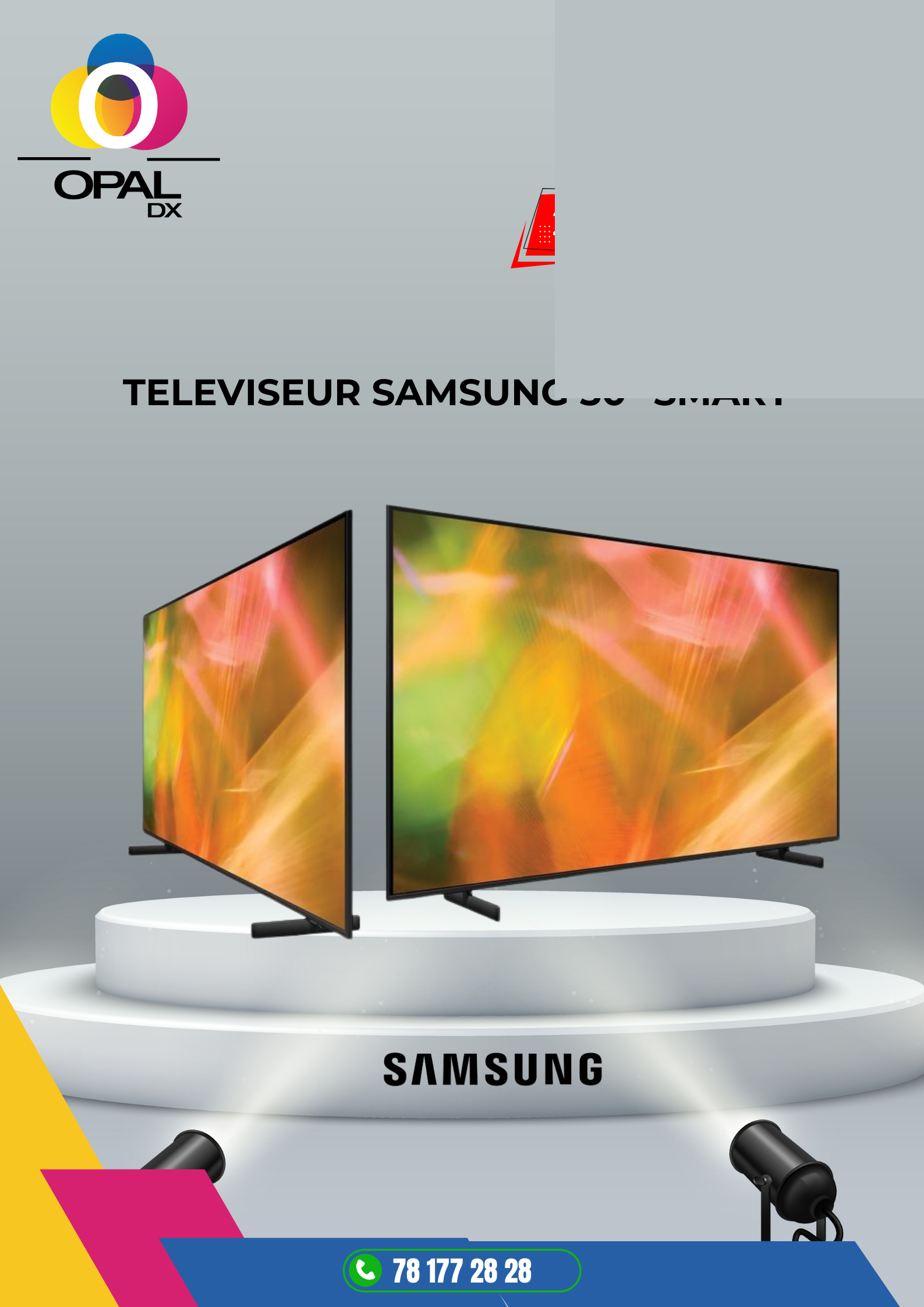 TÉLÉVISEUR SAMSUNG 50" SMART