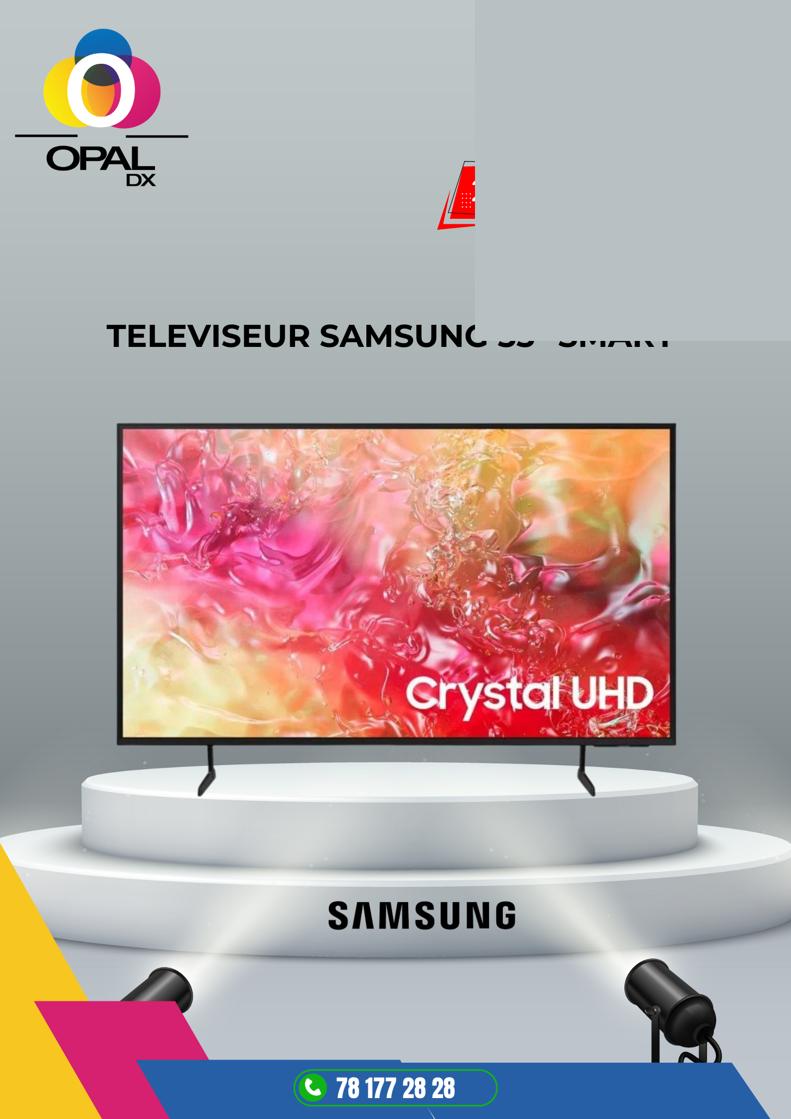 TÉLÉVISEUR SAMSUNG 55" SMART