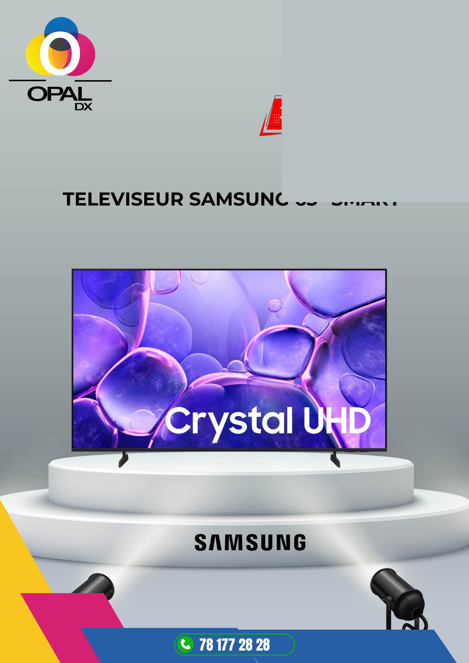 TÉLÉVISEUR SAMSUNG 65" SMART